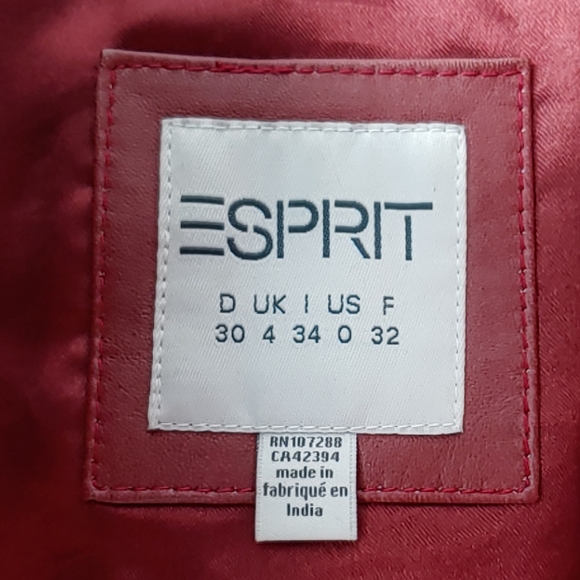 Esprit Lambskin Biker Jacket - Picture 3 of 8